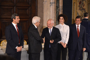 Quirinale - premiazione di Ennova per Premio Leonardo