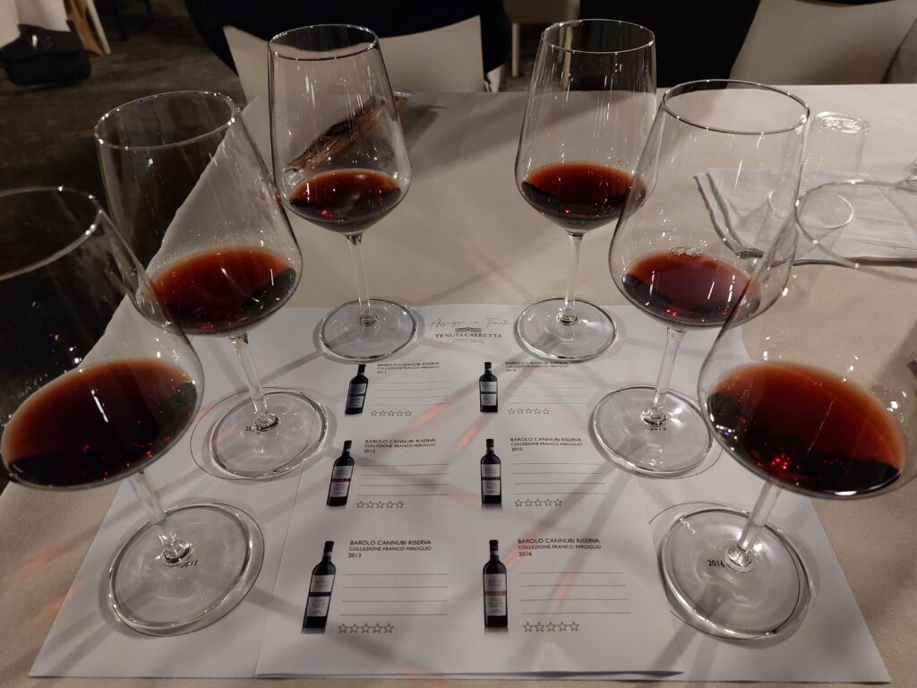 Tenuta-Carretta-verticale2-1024x768 Barolo Cannubi Riserva, la verticale di sei annate di Tenuta Carretta