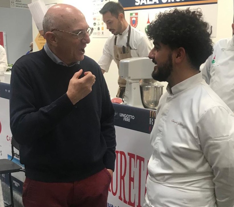 con-Pasquale-Laera1 Pasquale Laera e Antonio Ziantoni, un pranzo per chi ama una domenica audace