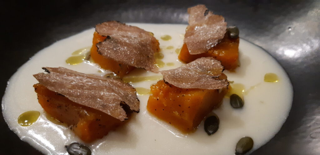 zucca-tartufo-crema-parmigiano2-1024x498 Vini, zucche e funghi porcini del primo weekend di ottobre