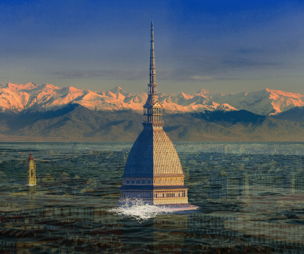 5-Aldo-Salucci-Sotto-la-Mole-dellacqua-110X165-1024x854 All’orto botanico dell’Università di Torino la mostra Aldo Salucci. "Riflessi d’acqua tra arte e natura"