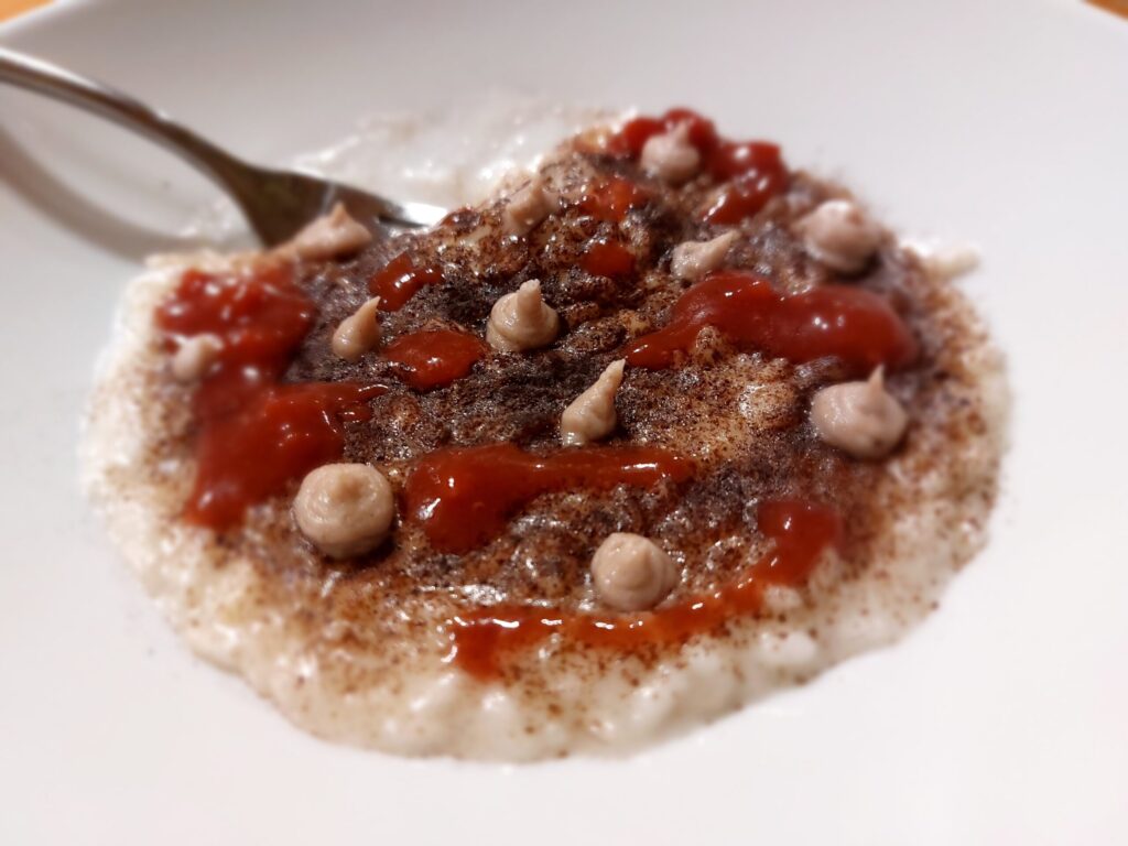 risotto-midollo-cacao-fragola2-1024x768 Le Ambizioni di Alex e Stefano sono tagli poveri e materie prime di territorio