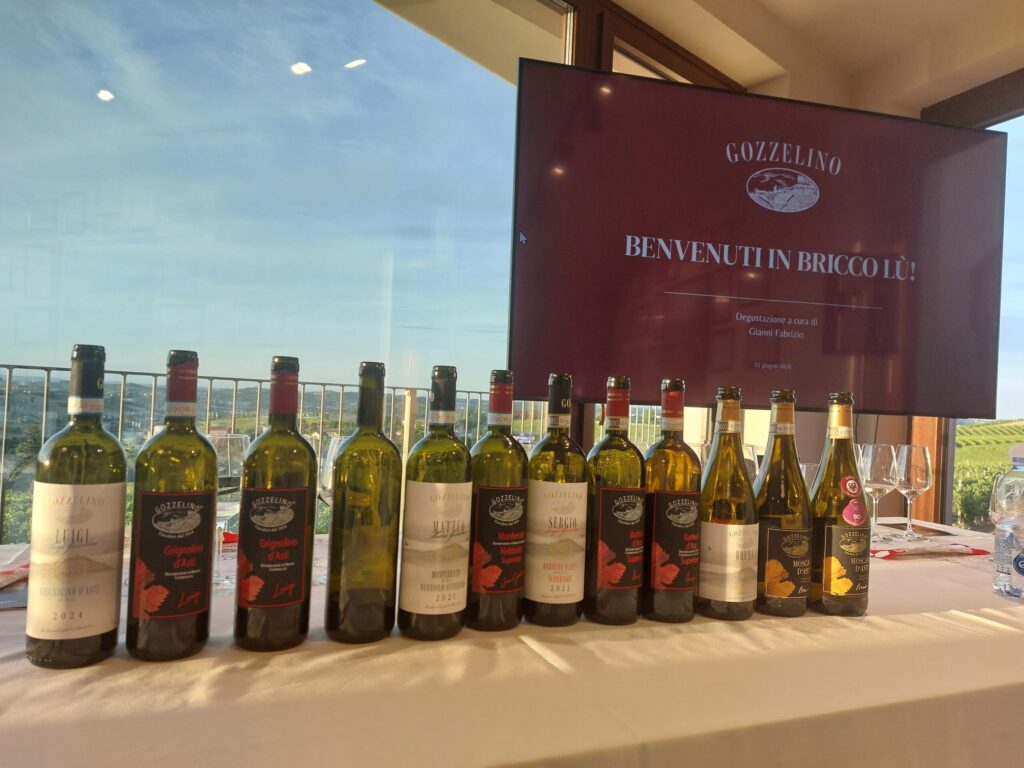 batteria-gozzelino1-1024x768 Cena in vigna a Bricco Lù, terra di Grignolino, Barbera e Moscato d’Asti