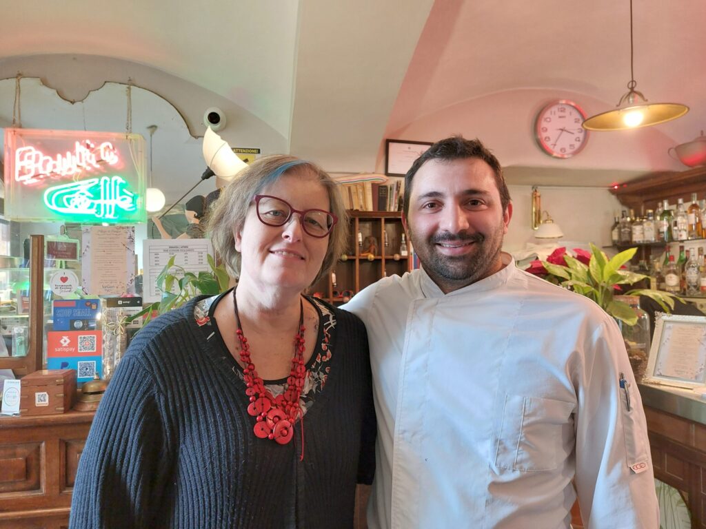 simona-vlaic-e-johnny-mazzarino-1024x768 L'Uliveto e il San Giors si incontrano a cena